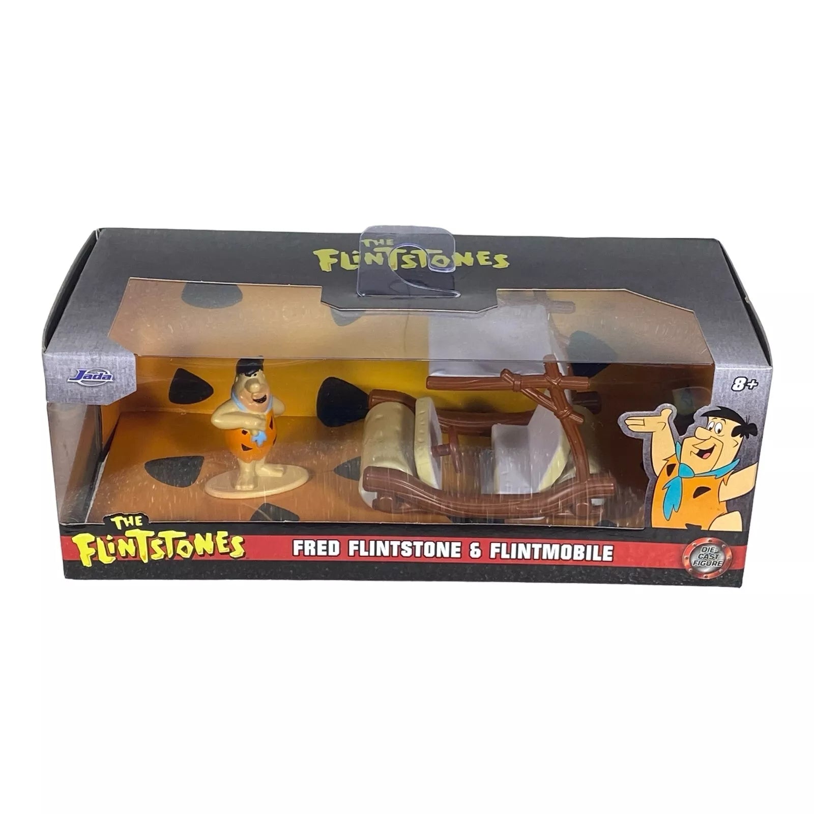 Jada Toys Fred Flintstone & Flintmobile - Collectors World Toys