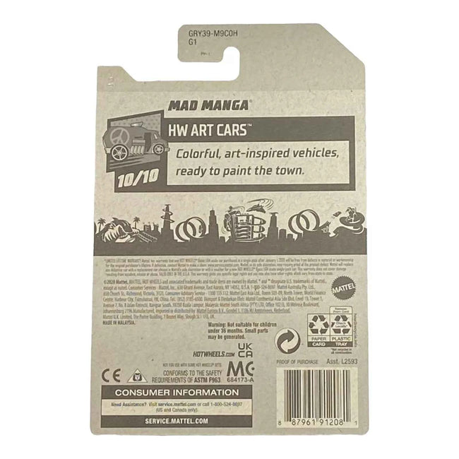 Hot Wheels Mad Manga - Art Cars Series 10/10 Main Image