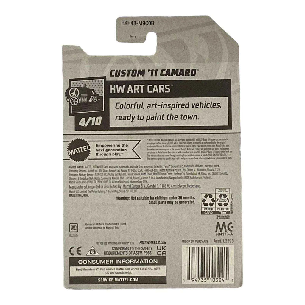 Hot Wheels Custom '11 Camaro - Art Cars Series 4/10 -