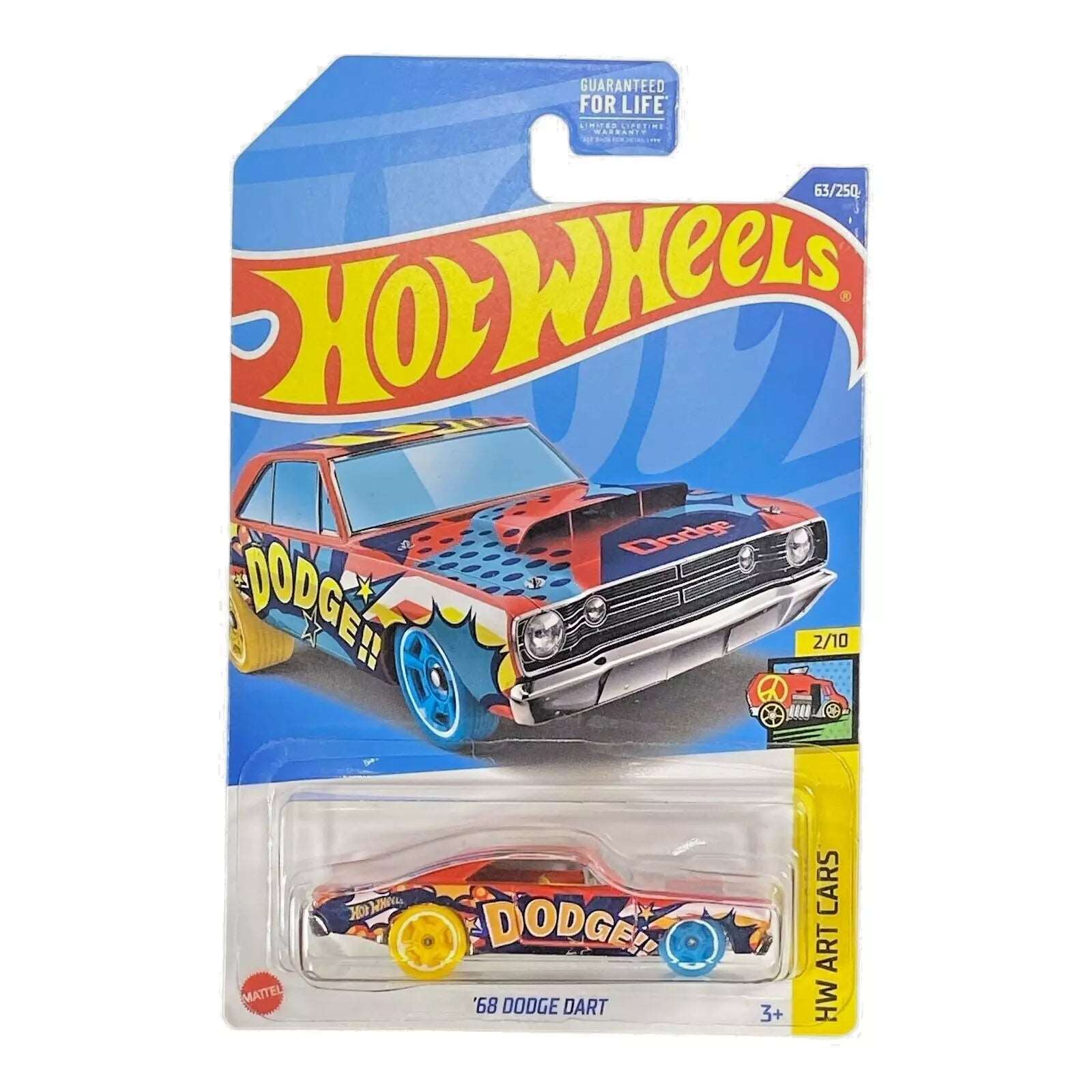 Hot Wheels '68 Dodge Dart - Art Cars Series 2/10 - Collectors World Toys