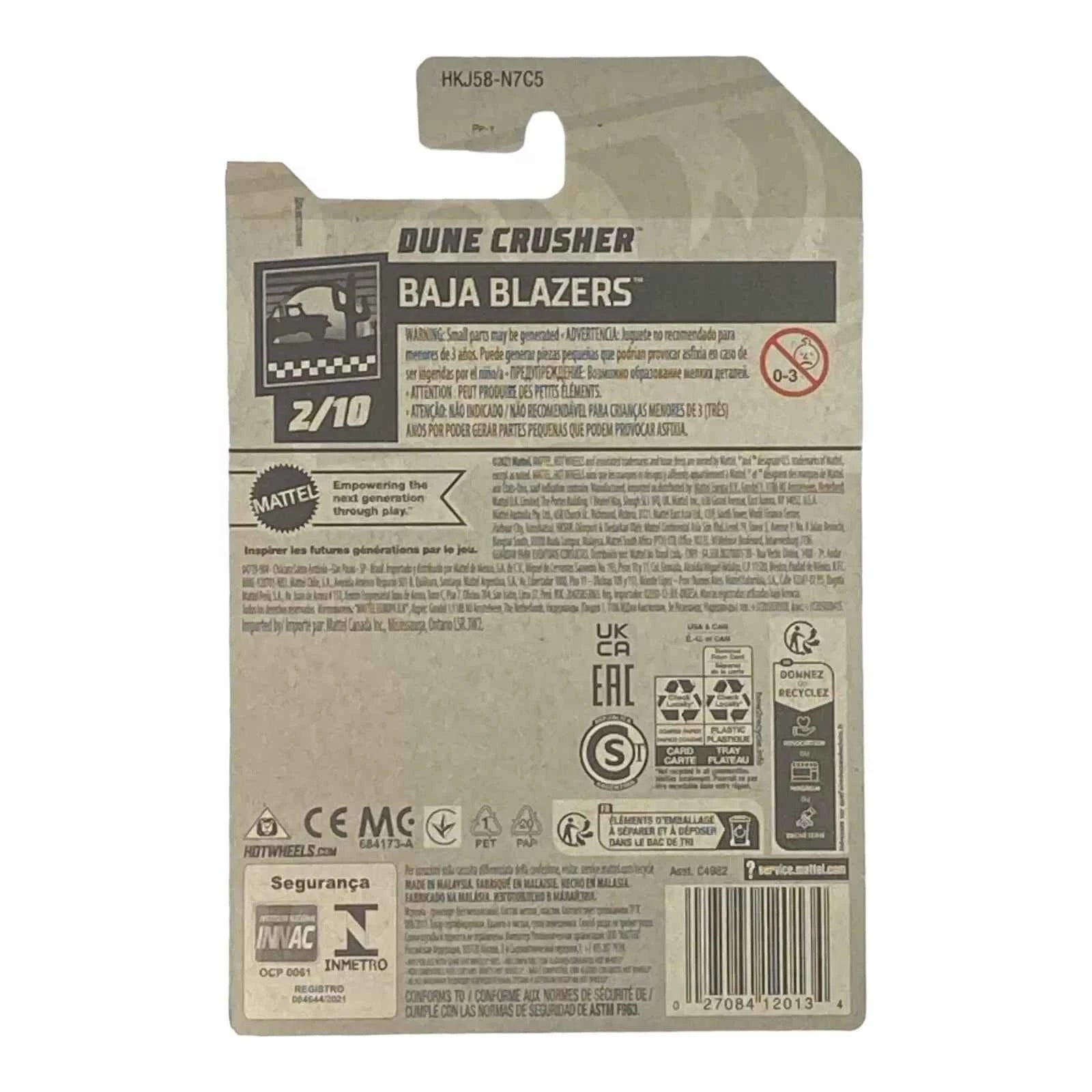 Hot Wheels Dune Crusher - Baja Blazers Series 2/10