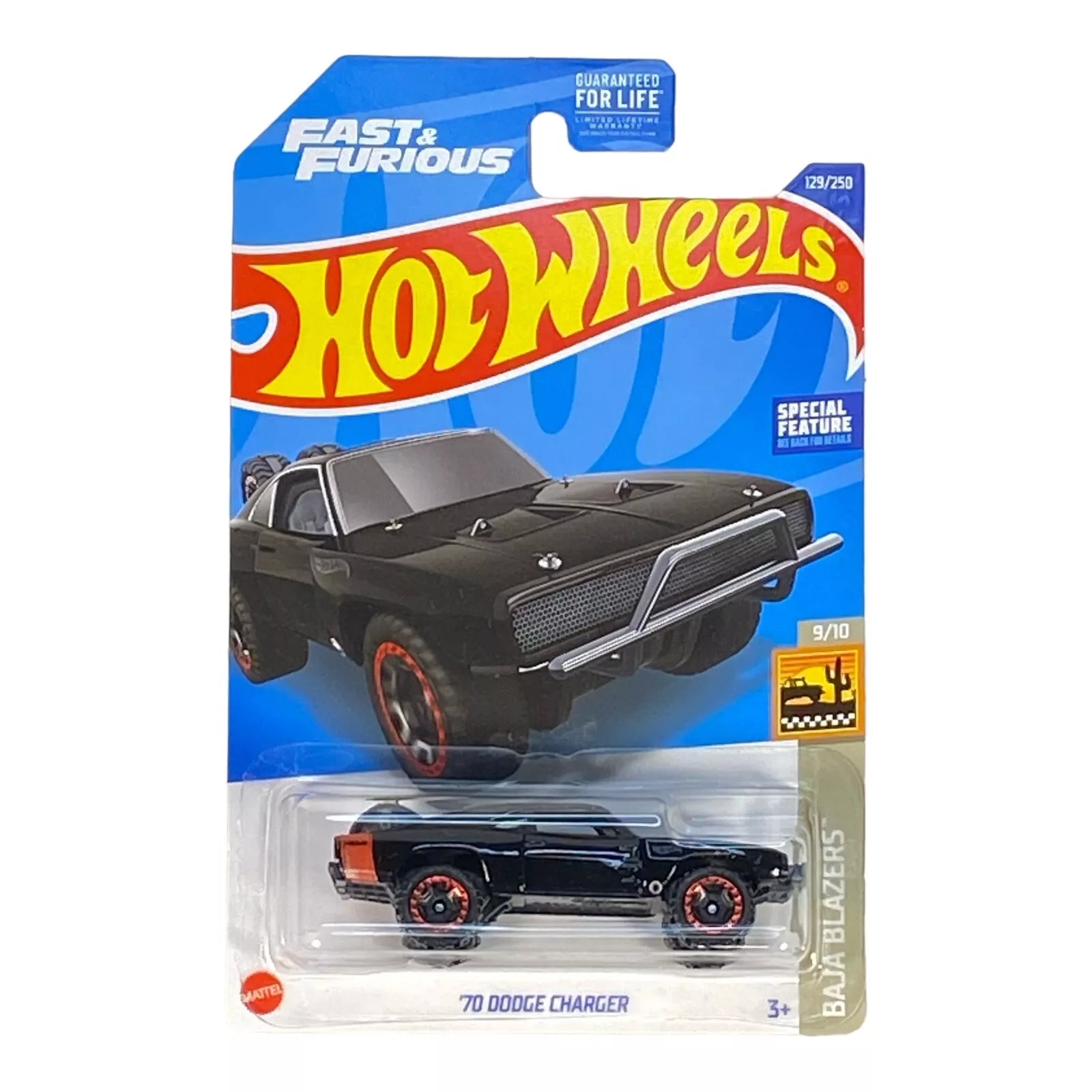 Hot Wheels '70 Dodge Charger - Fast & Furious -Baja Blazers Series 9/10 - Collectors World Toys