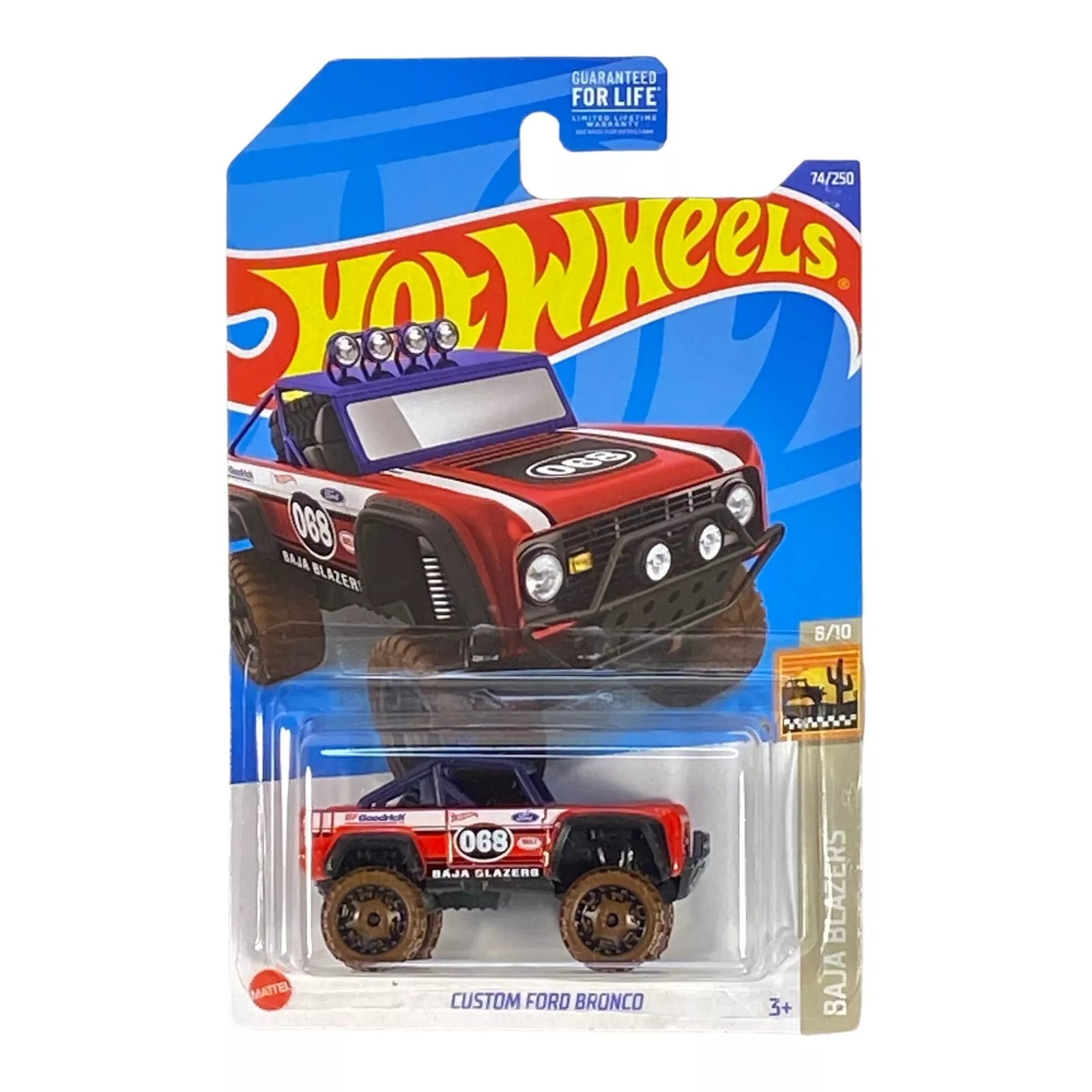 Hot Wheels Custom Ford Bronco - Baja Blazer Series 8/10 - Collectors World Toys