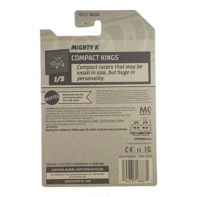 Hot Wheels Mighty K - Compact Kings Series 1/5 Main Image