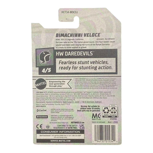 Hot Wheels Dimachinni Veloce - HW Daredevils Series 4/5 Main Image