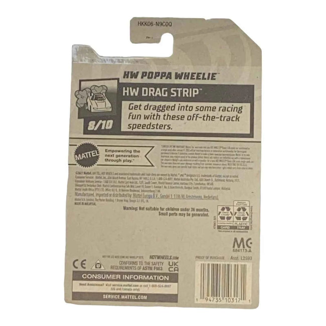 Hot Wheels Poppa Wheelie - Drag Strip Series 8/10 Main Image