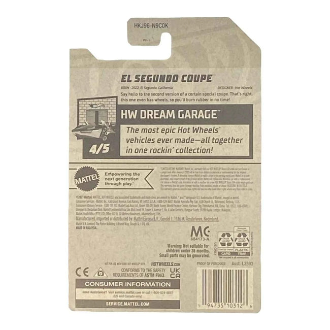 Hot Wheels El Segundo Coupe - Dream Garage Series 4/5 Main Image