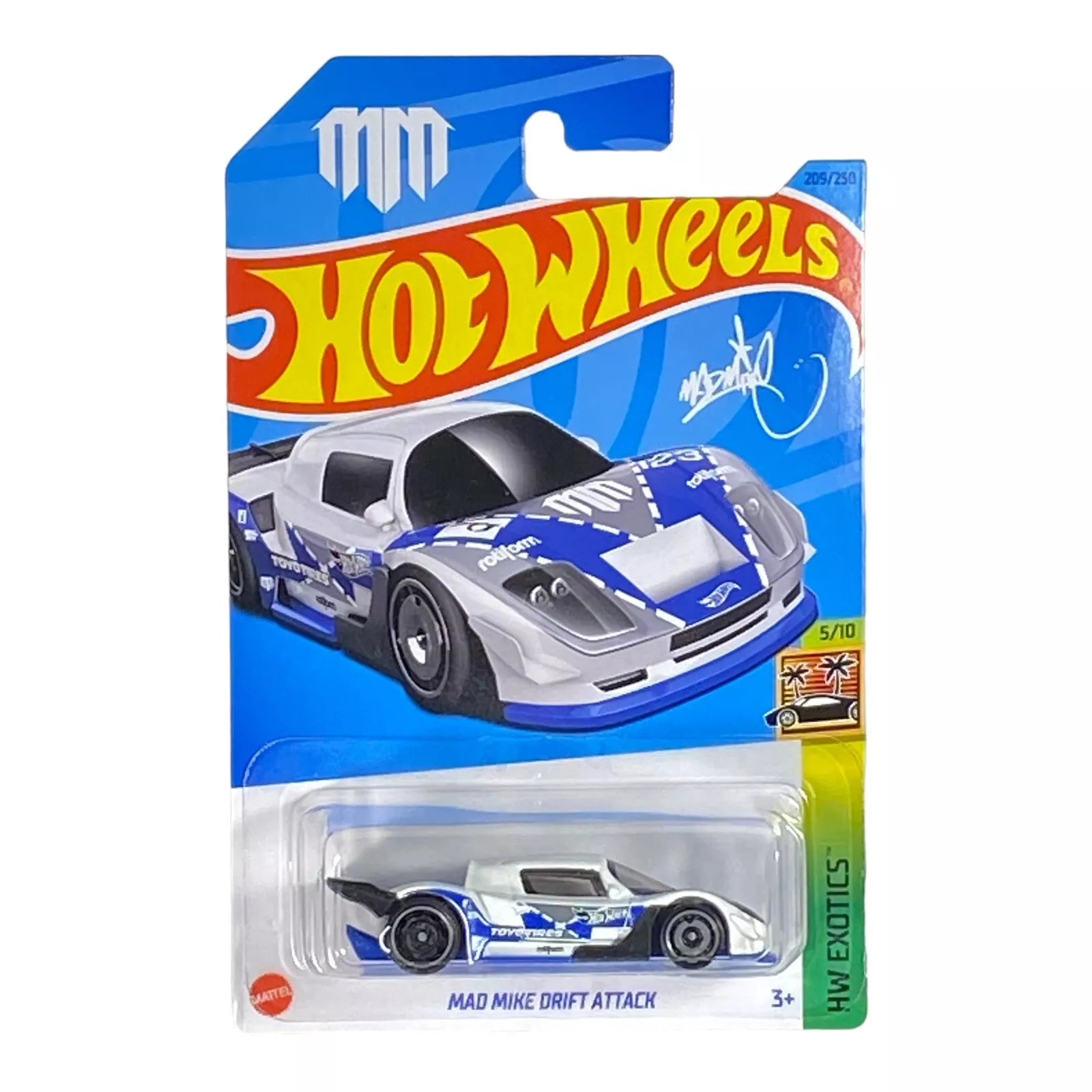 Hot Wheels Mad Mike Drift Attack - Exotics Series 5/10