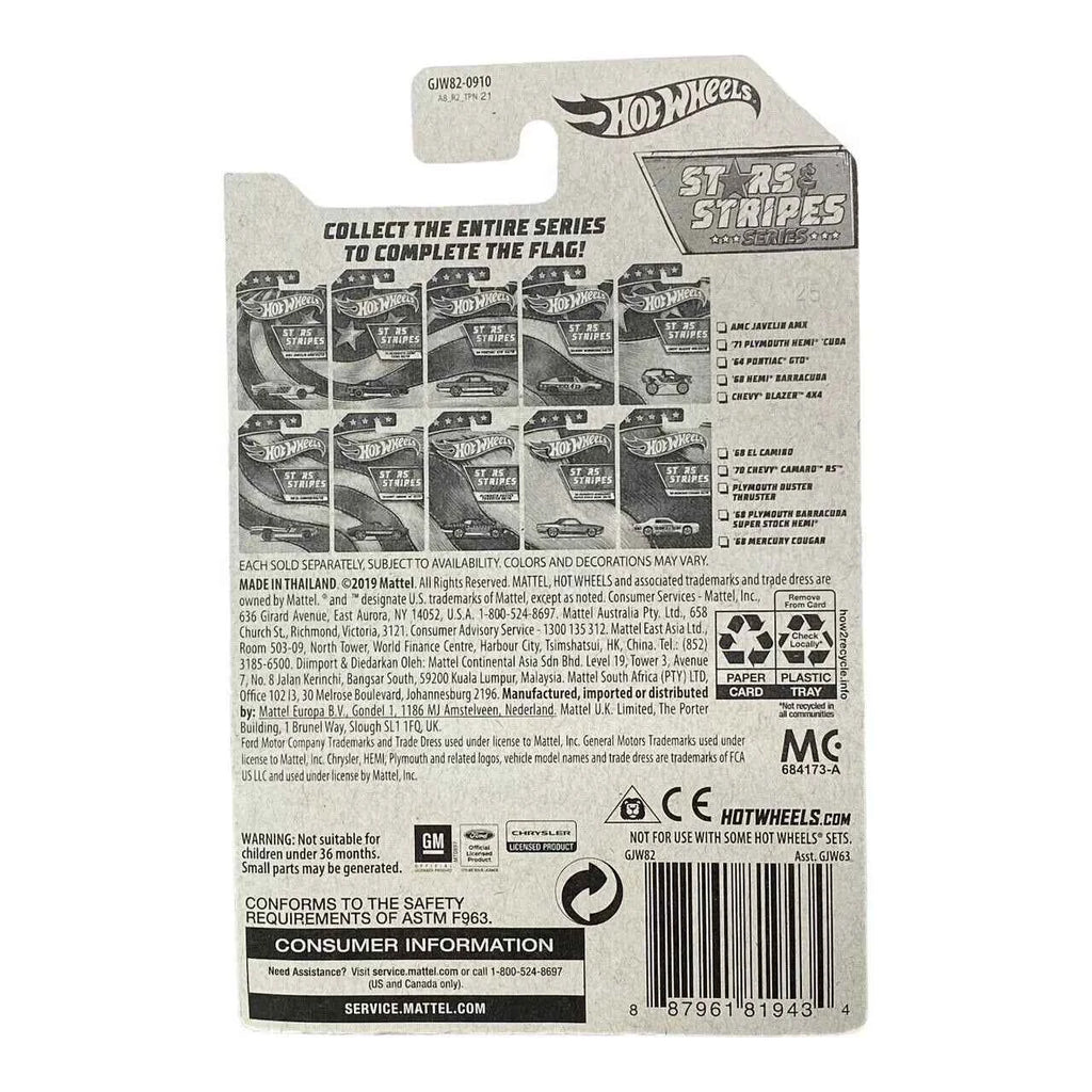 Hot Wheels '68 Hemi Barracuda - Stars & Stripes Series 04/10 -