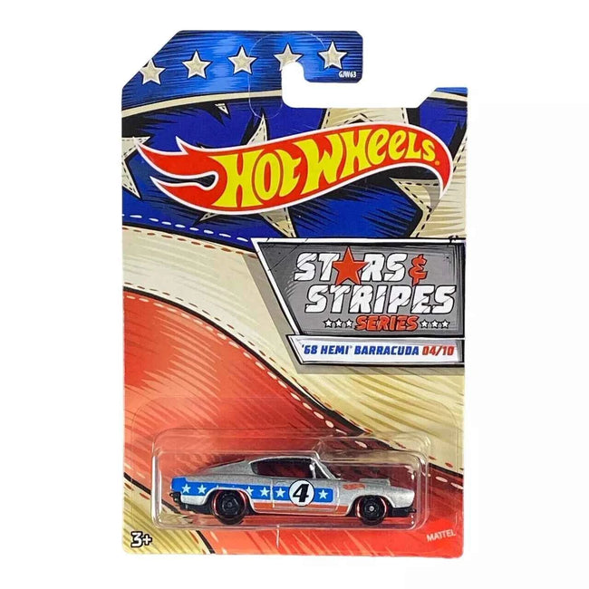 Hot Wheels '68 Hemi Barracuda - Stars & Stripes Series 04/10 - Hover Image