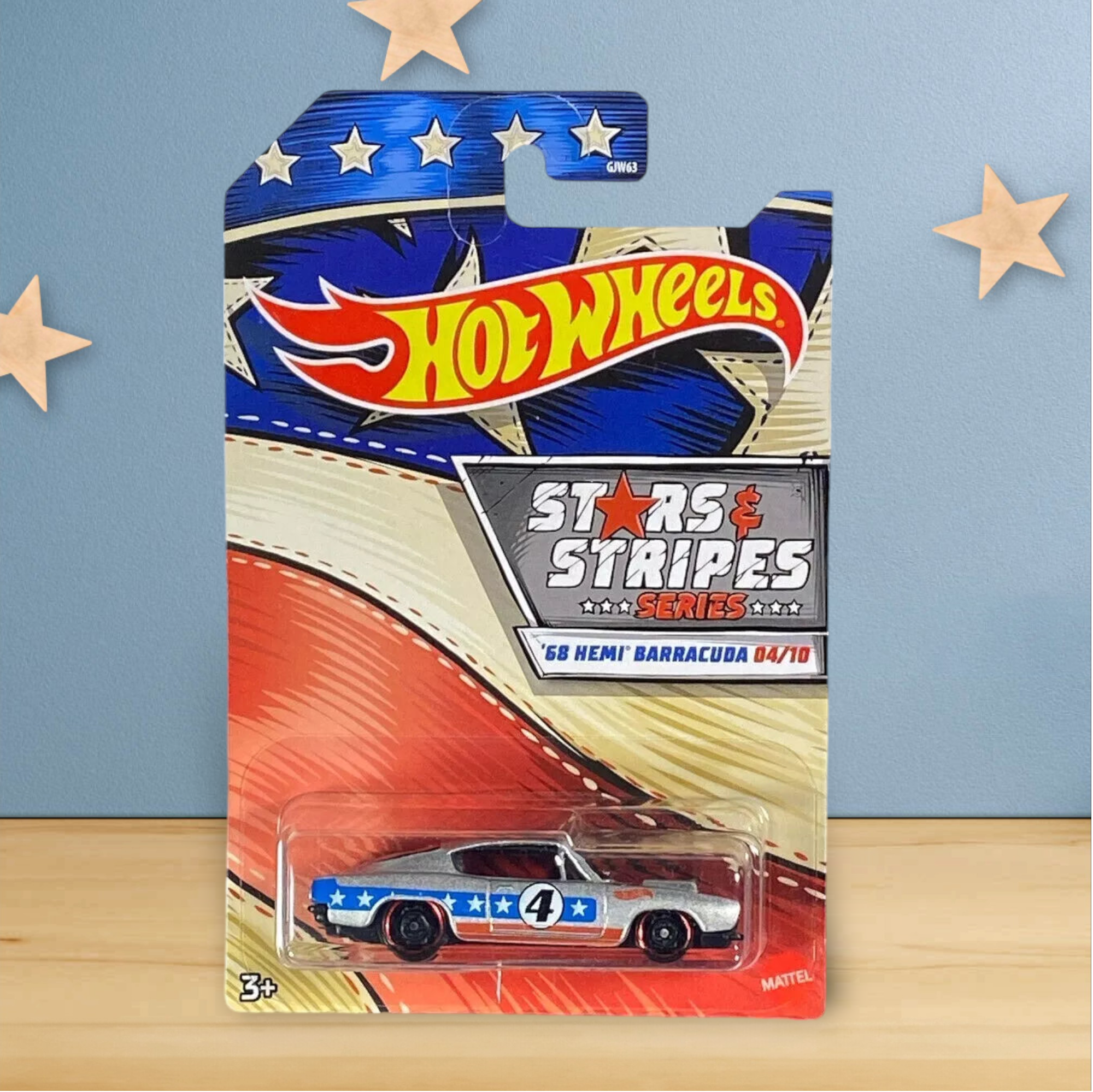 Hot Wheels '68 Hemi Barracuda - Stars & Stripes Series 04/10