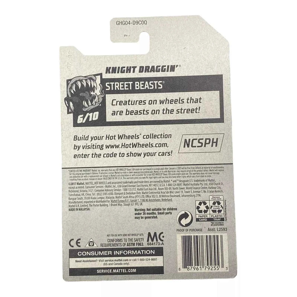 Hot Wheels Knight Draggin' - Street Beasts Series 6/10 -