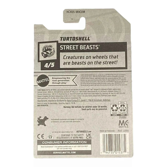 Hot Wheels Turtoshell - Street Beasts Series 4/5 Main Image