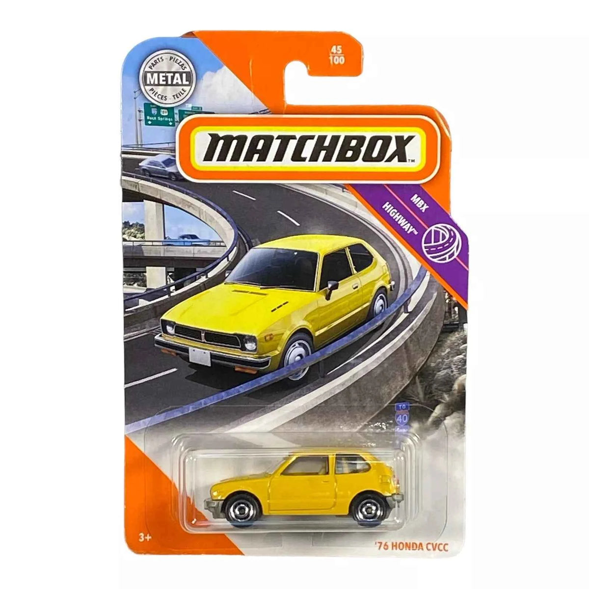 Matchbox '76 Honda CVCC - Highway Series 45/100 -