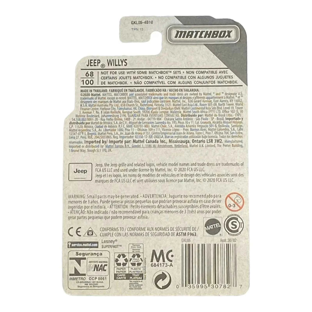 Matchbox Jeep Willys - Jungle Series 68/100 -