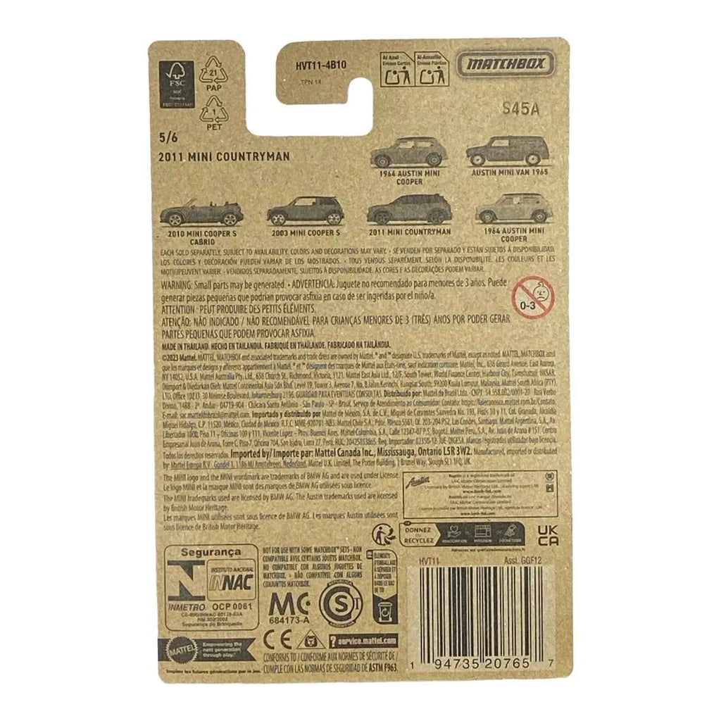 Matchbox 2011 Mini Countryman - Mini Series 5/6 -