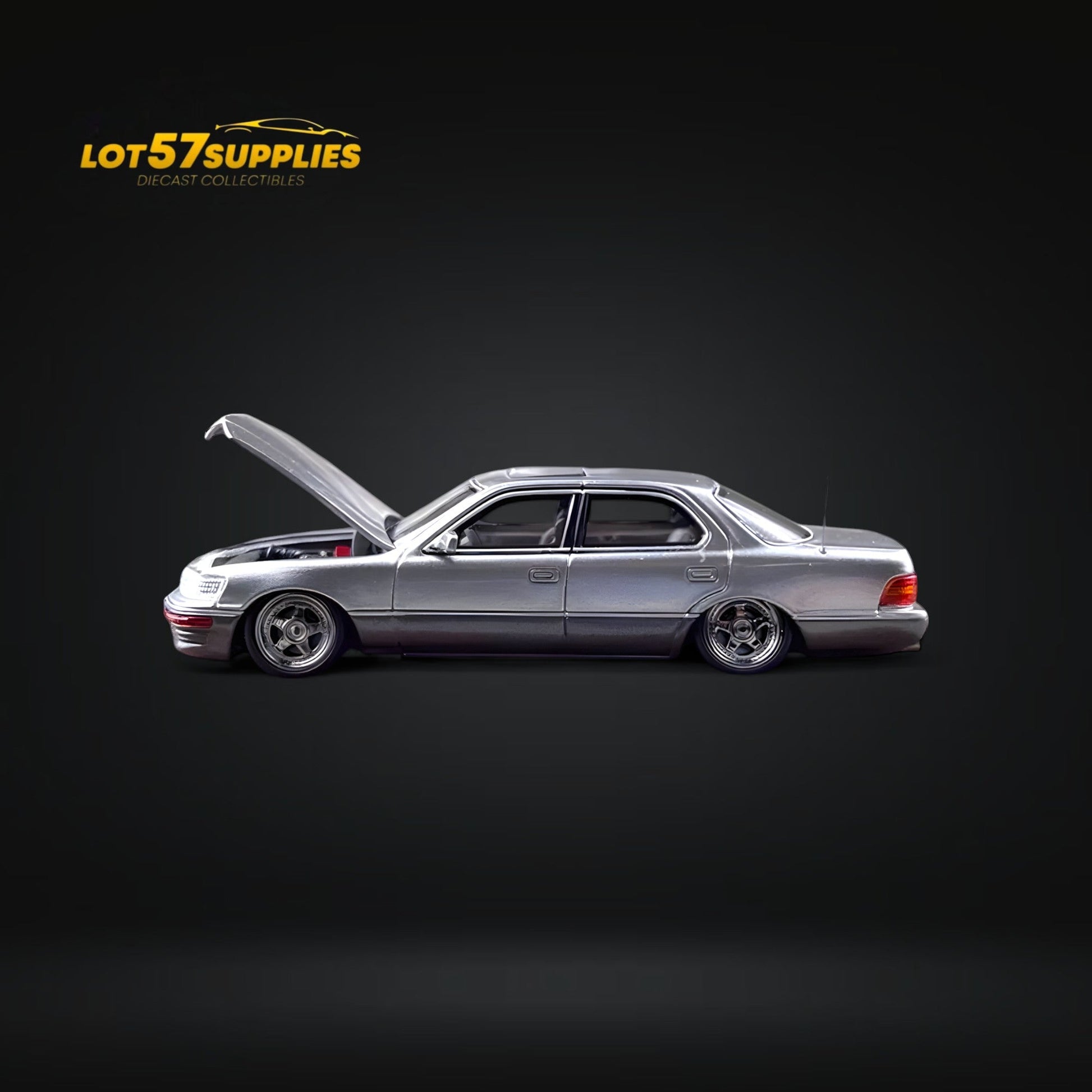 Fine works64 Lexus LS400 - Silver/Gray Double Stanced 1:64