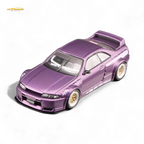 Inno64 NISSAN SKYLINE GT-R (R33) "PANDEM ROCKET BUNNY" Purple 1:64