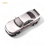 Inno64 NISSAN SKYLINE GR-R (R33) "Tuned by Mine's" Silver 1:64