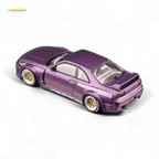 Inno64 NISSAN SKYLINE GT-R (R33) "PANDEM ROCKET BUNNY" Purple 1:64