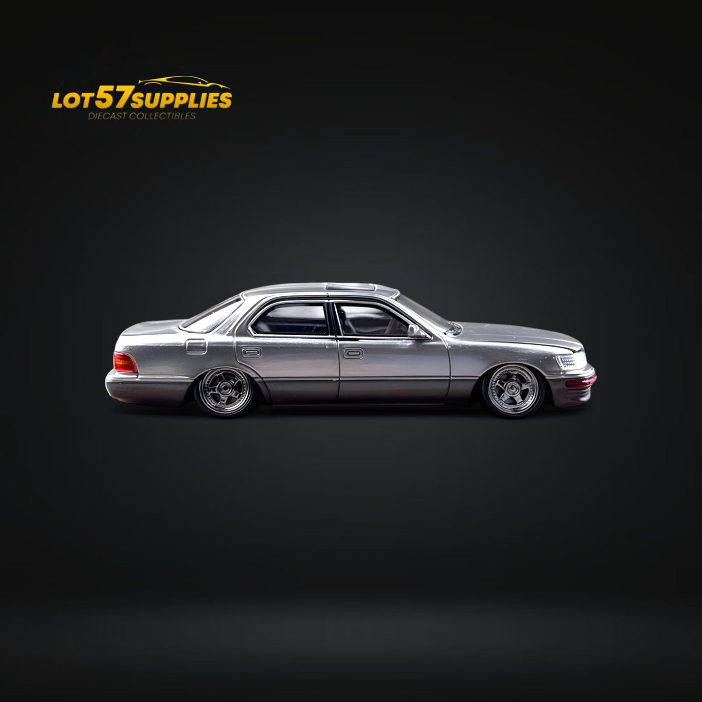 Fine works64 Lexus LS400 - Silver/Gray Double Stanced 1:64