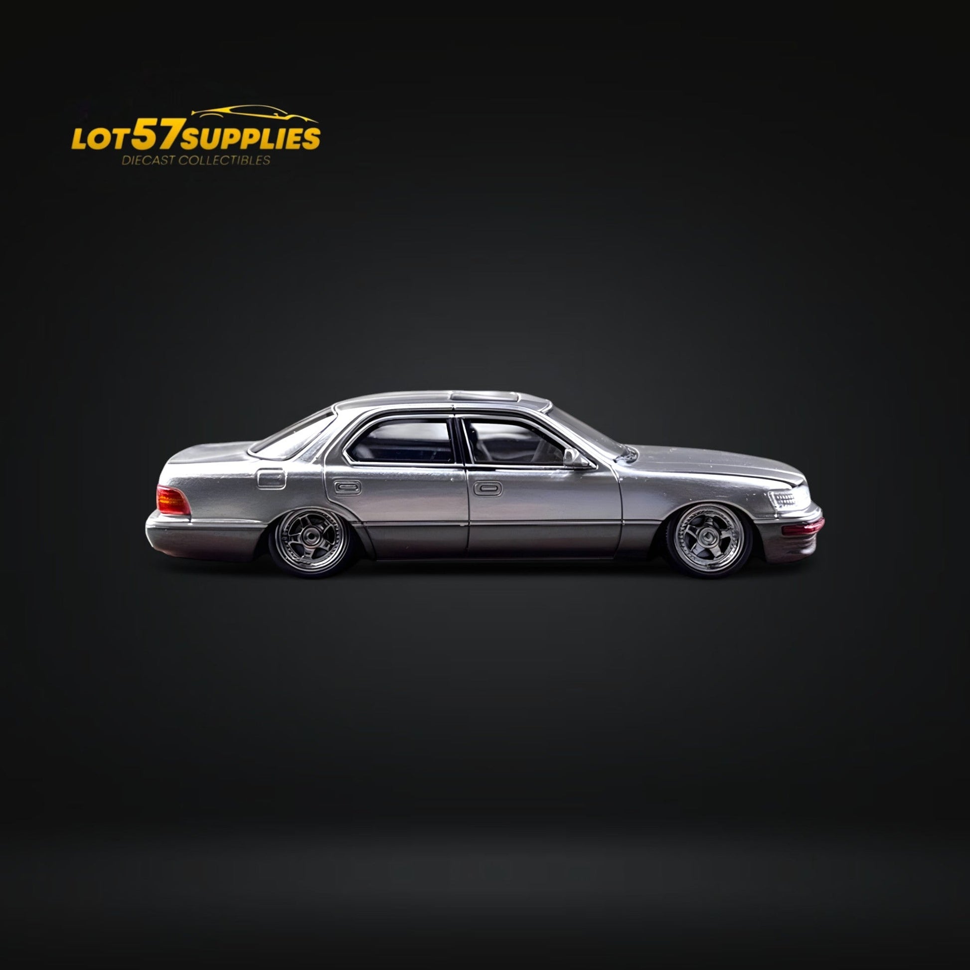 Fine works64 Lexus LS400 - Silver/Gray Double Stanced 1:64