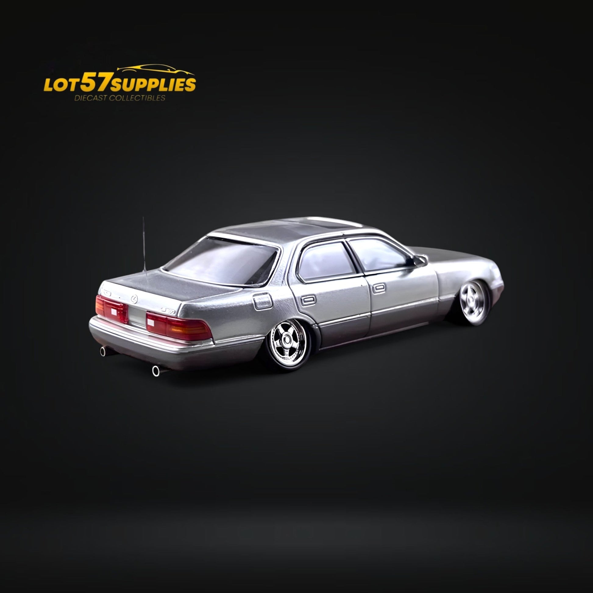 Fine works64 Lexus LS400 - Silver/Gray Double Stanced 1:64