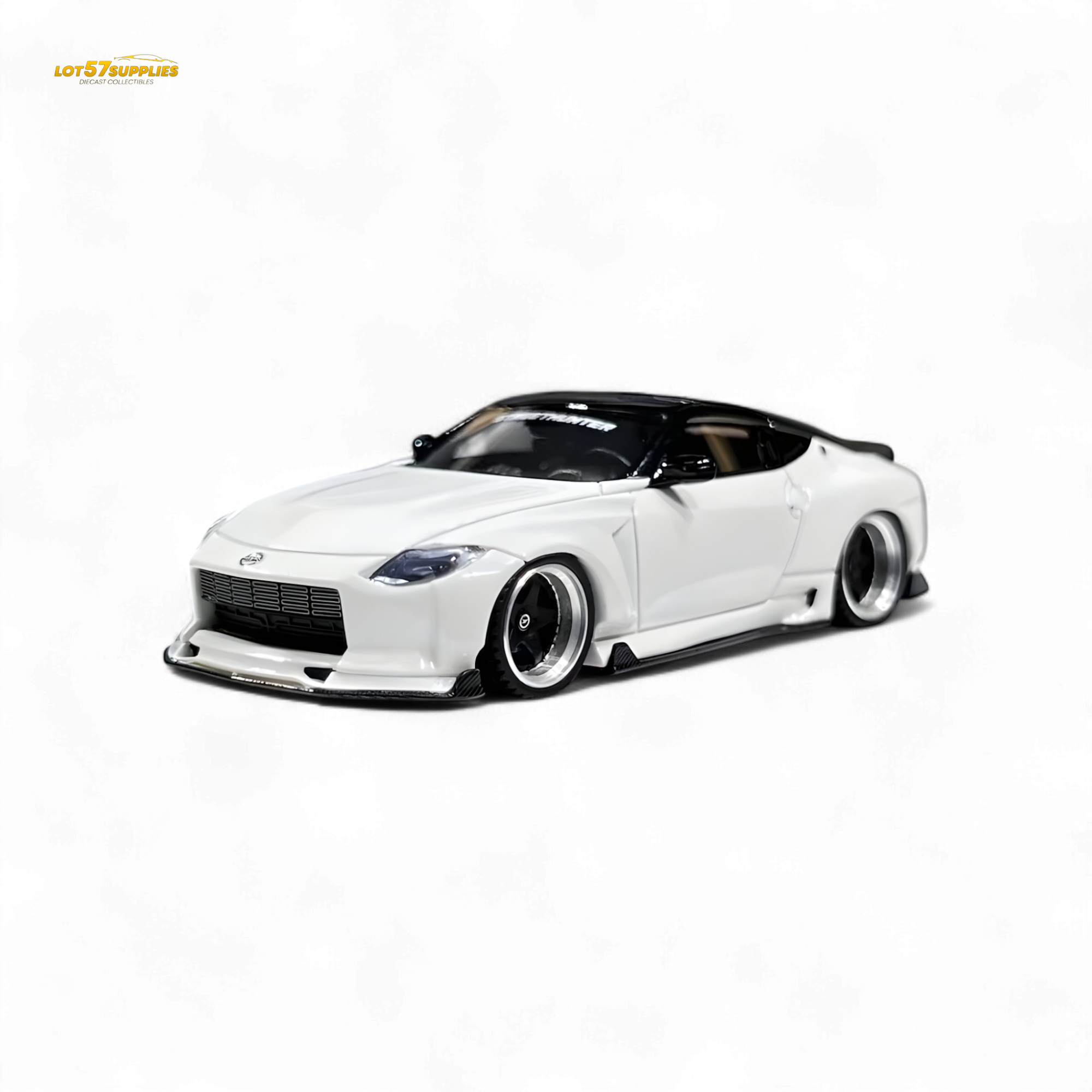 Error404 Nissan 400Z White Limited to 499 Units 1:64 Resin Model Main image