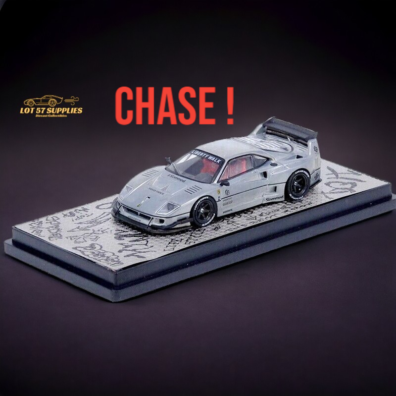 Inno64 RAW CHASE Ferrari F40 LBWK HONG KONG TOYCAR SALON 2023 SPECIAL EDITION 1:64 Main image