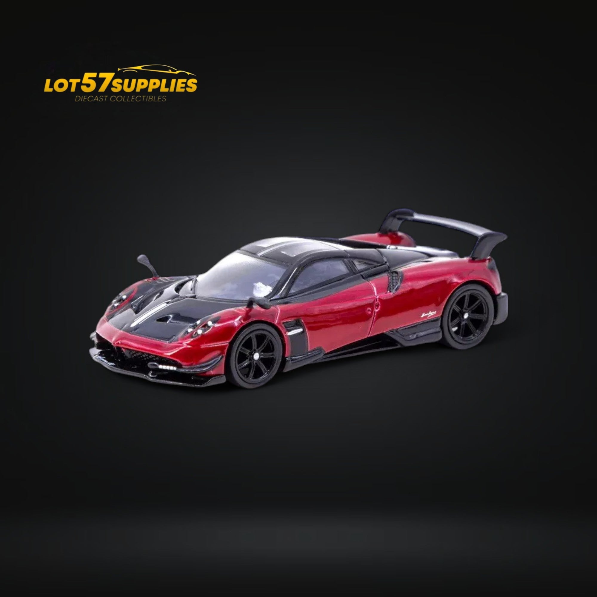 Tarmac Works Global64 Pagani Huayra BC Rosso Dubai 1:64 Main image