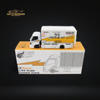 MicroTurbo HINO 300 Custom Truck LBWK Silhouette Lighting #23 1:64 - Collectors World Toys