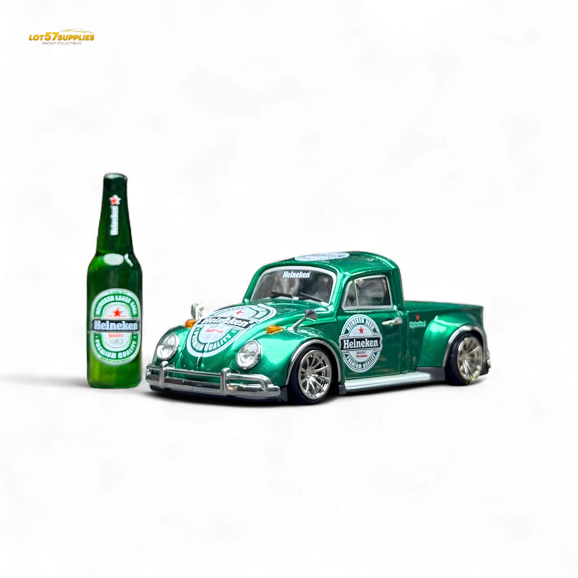Liberty 64 Beetle Pickup - H E I N E K E N Livery 1:64 Main image