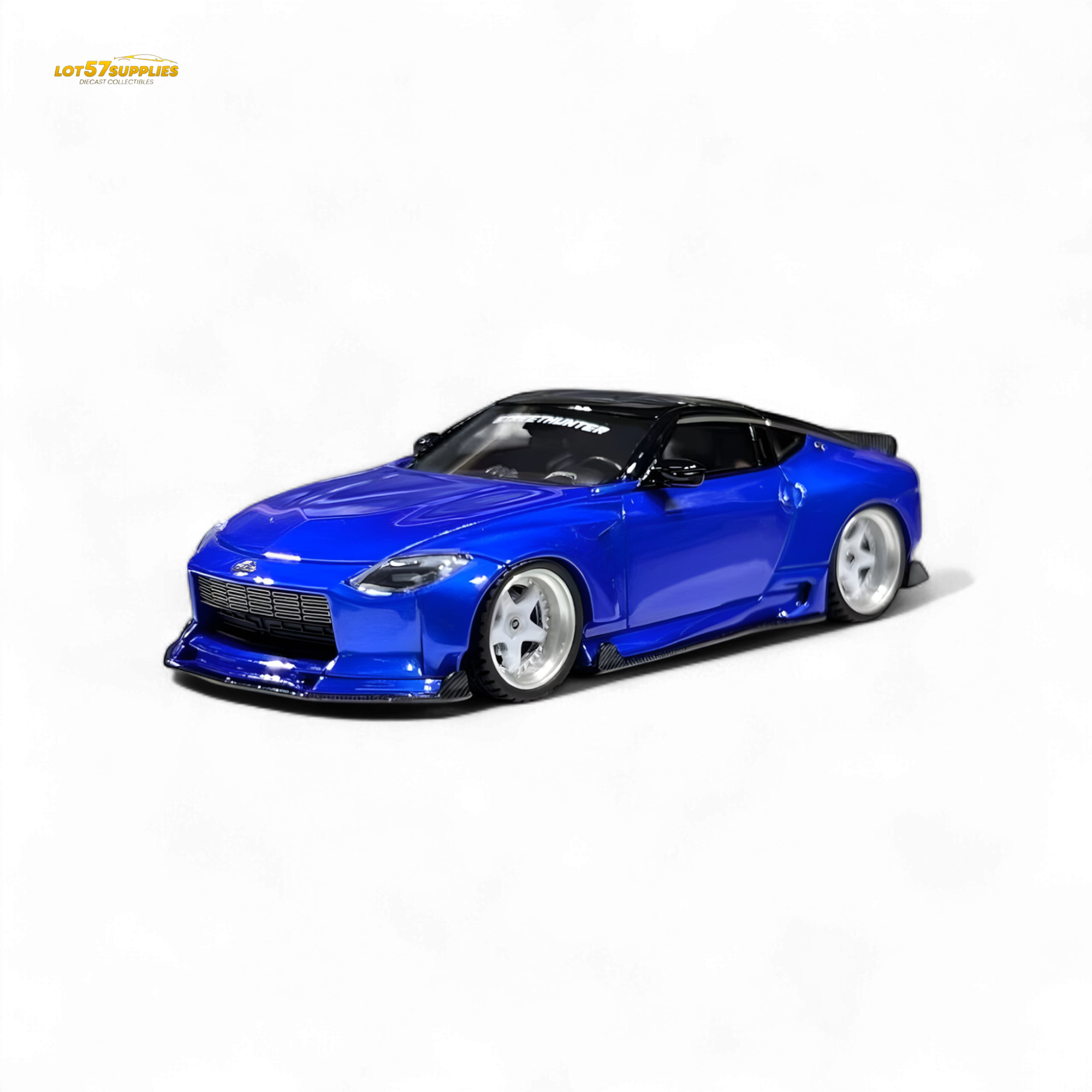 Error404 Nissan 400Z Candy blue Limited to 499 Units 1:64 Resin Model Main image