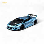 Flame Huracan LP610-4 LWBK WideBody Resin - ICE BLUE LBWK 1:64
