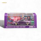 Inno64 NISSAN SKYLINE GT-R (R33) "PANDEM ROCKET BUNNY" Purple 1:64