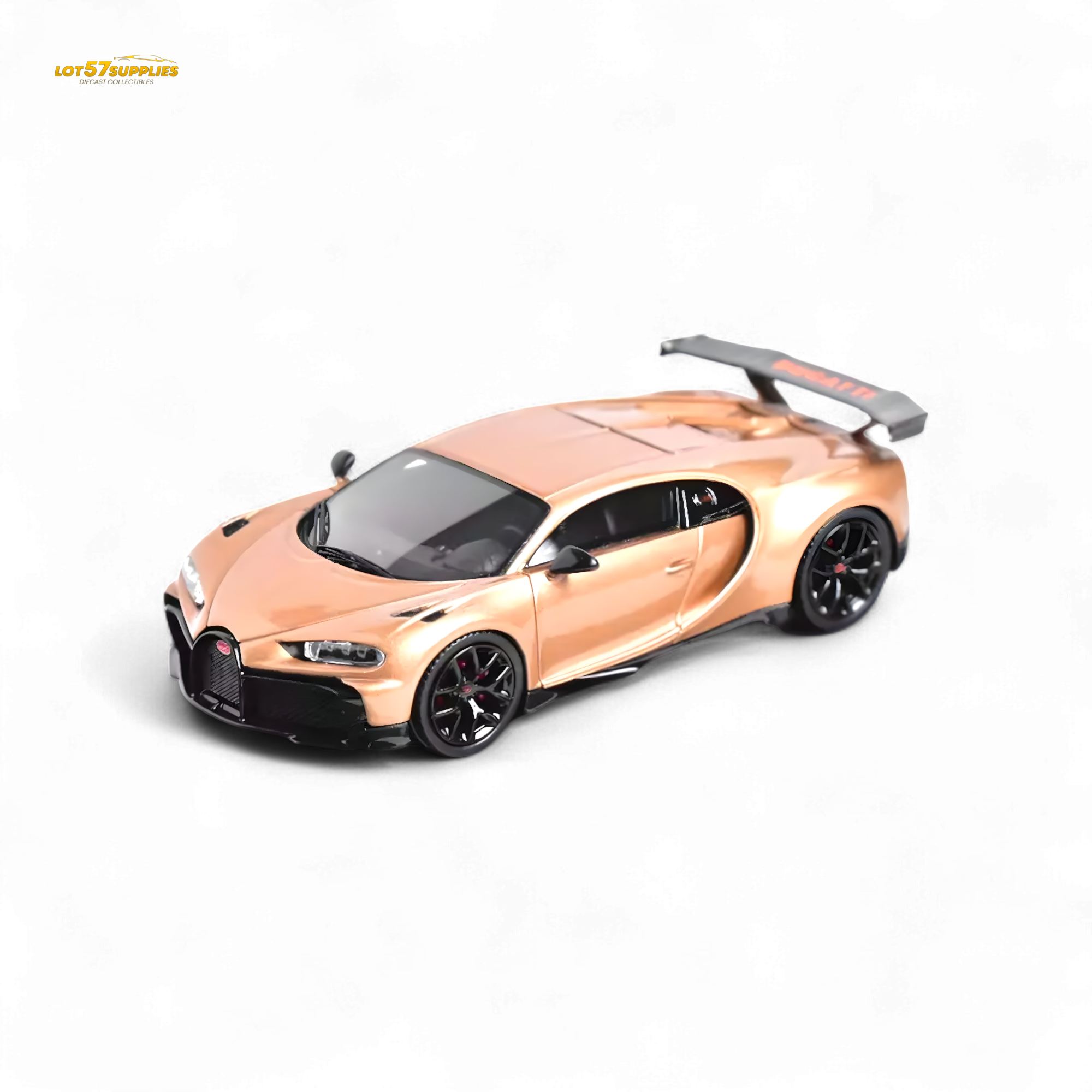 YM Model Bugatti Chiron PUR SPORT in Fantasy Rose Gold Limited to 299 Pcs 1:64 - Collectors World Toys
