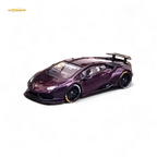 King Model Lamborghini Huracan LP610 LB 1.0 Purple Carbon Fiber 1:64