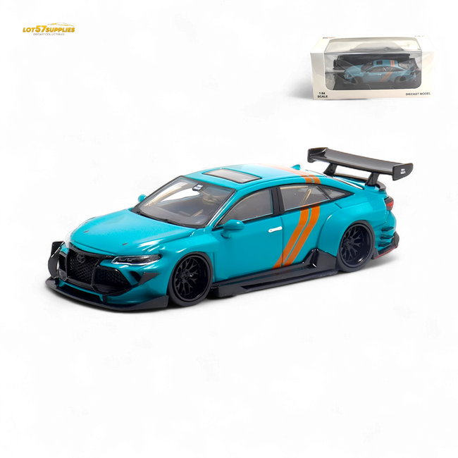 LMF Toyota Avalon Modified Concept - Green Livery 1:64 - Collectors World Toys Hover Image
