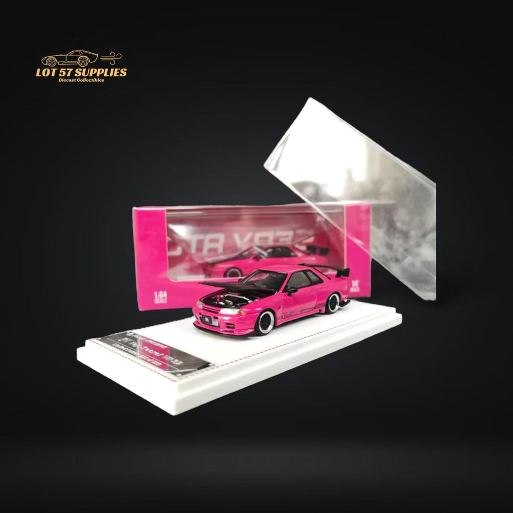 Focal Horizon Skyline GT-R R32 Top Secret Pink 1:64 - Collectors World Toys