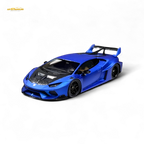 Flame Huracan LP610-4 LWBK WideBody Resin - MATTE BLUE LBWK 1:64