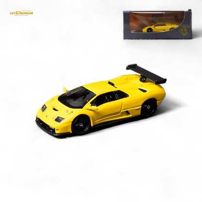 DCM Lamborghini Diablo GT-R Yellow Diecast Model 1:64 Limited to 500 Pcs