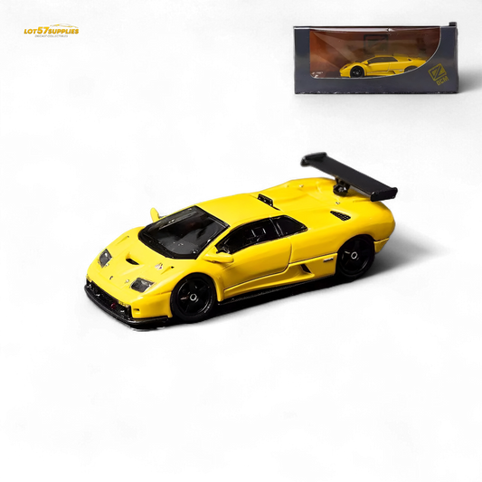 DCM Lamborghini Diablo GT-R Yellow Diecast Model 1:64 Limited to 500 Pcs
