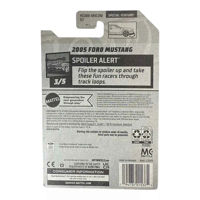 Hot Wheels 2005 Ford Mustang - Spoiler Alert Series 3/5 Main Image