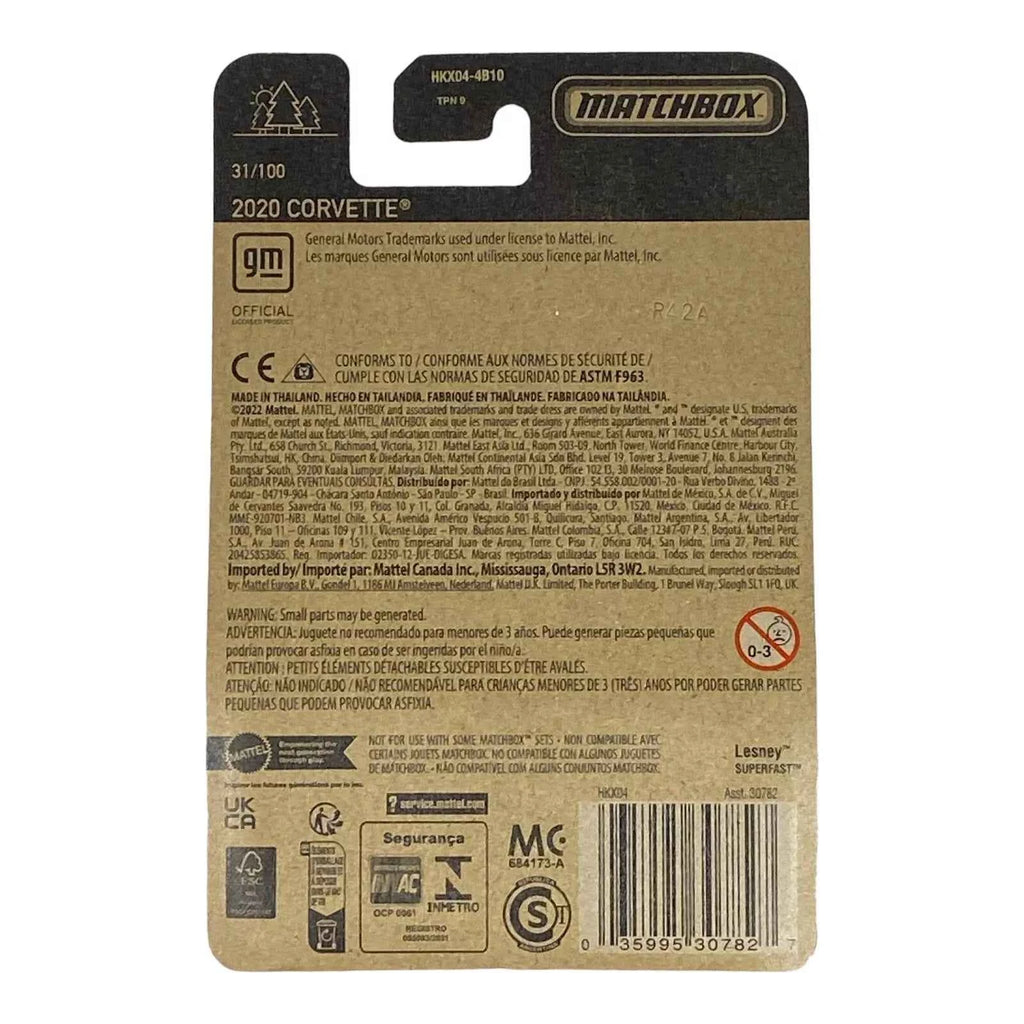 Matchbox 2020 Corvette - Matchbox 70 Years Series 31/100 -