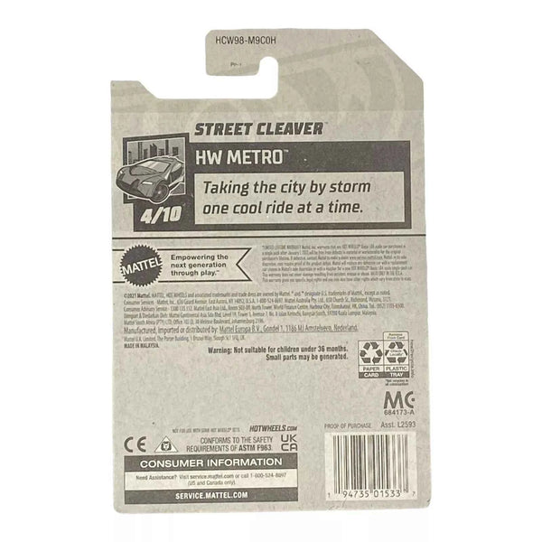 Hot Wheels Street Cleaver | Metro Series 4/10