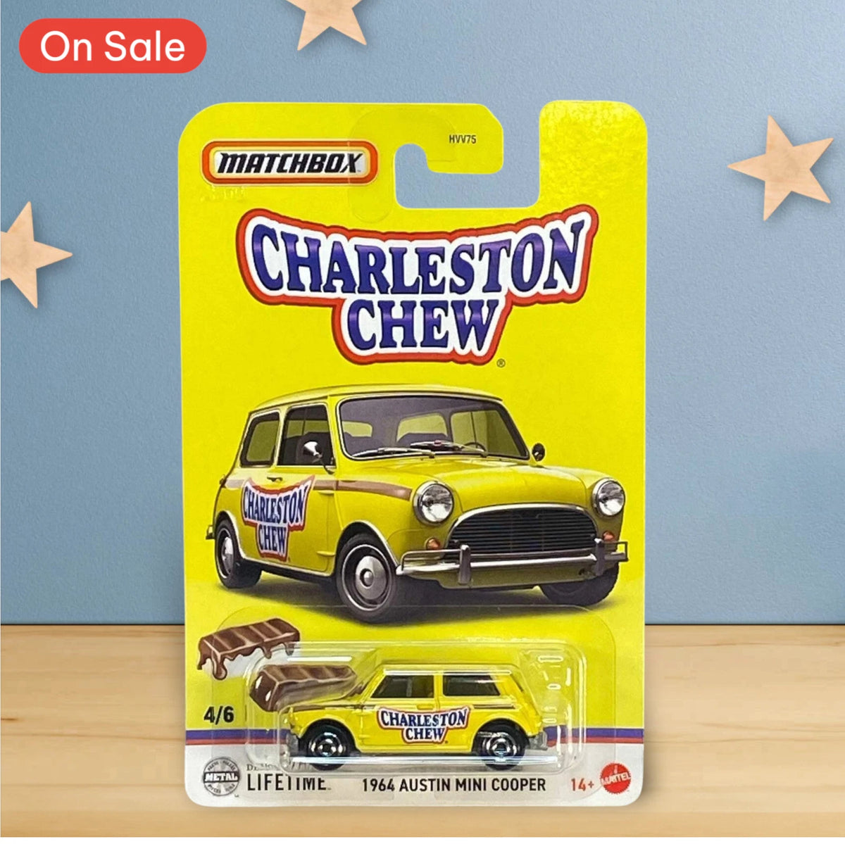 Matchbox 1964 Austin Mini Cooper - Charleston Chew - Matchbox Series 4/6