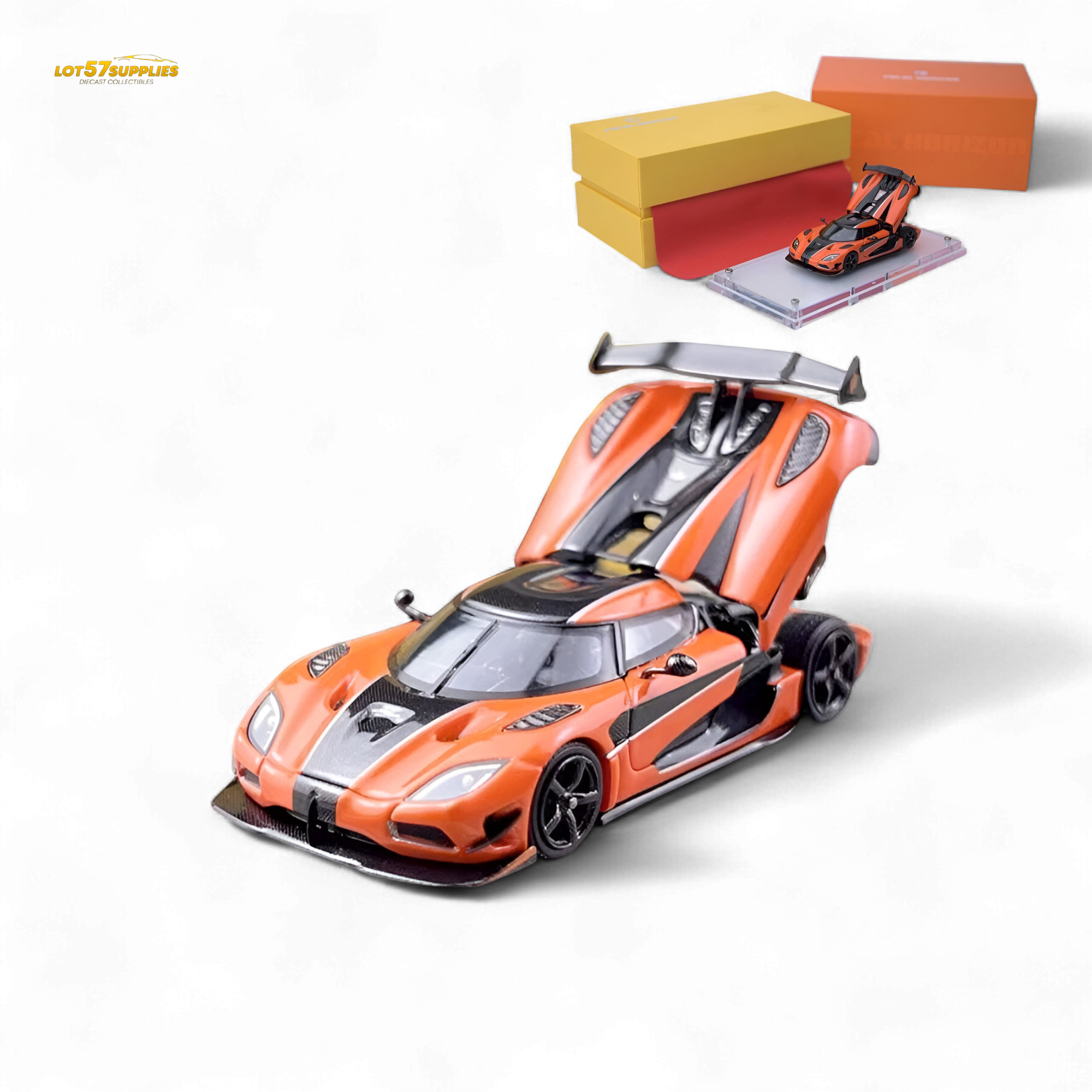 Focal Horizon Agera RS Speed Edition - Orange - Openable 1:64 Main image