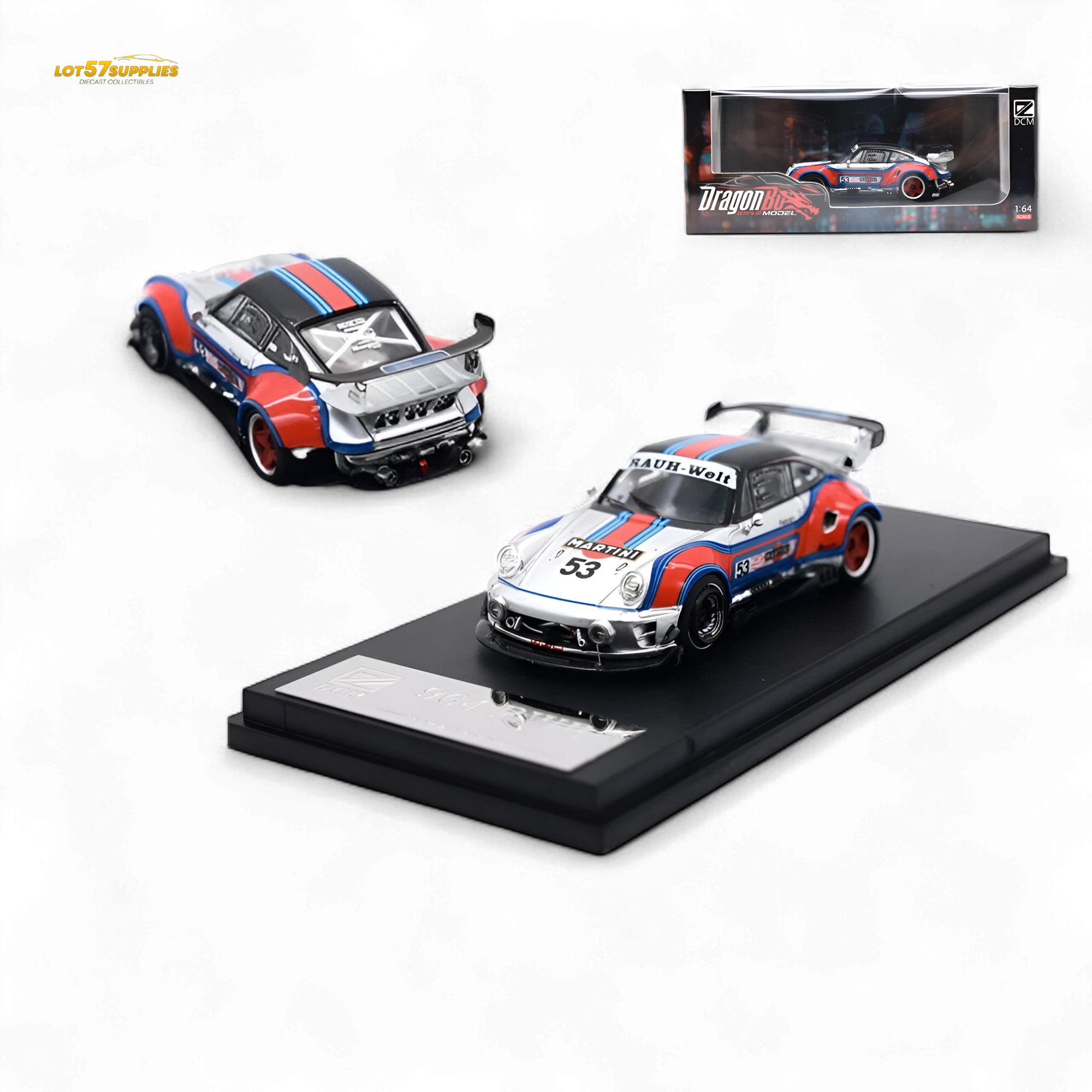 DCM X D.BoModel RWB 964 Martini 1:64 Main image