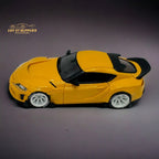 ATOZ Toyota Supra GR in Yellow 1:64 Resin model - Collectors World Toys