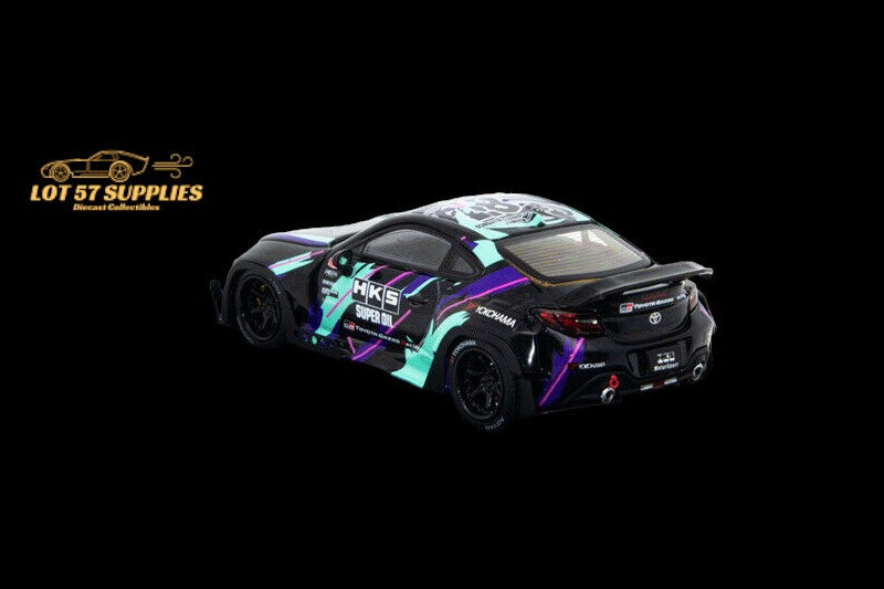 Fuji Toyota GR86 Rocket Bunny Pandem in HKS Livery 1:64